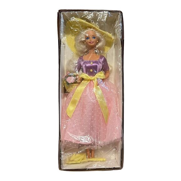 Barbie Spring Blossom Barbie Blonde Avon Exclusive 1995 Mattel 15202 New NIB - Picture 1 of 7